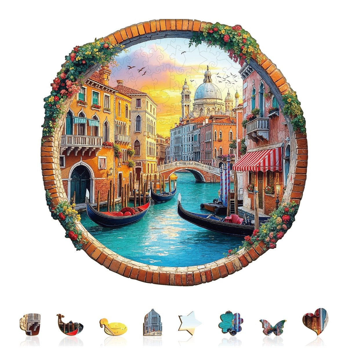 Venice Water City Wooden Jigsaw Puzzle - KAAYEE Puzzle