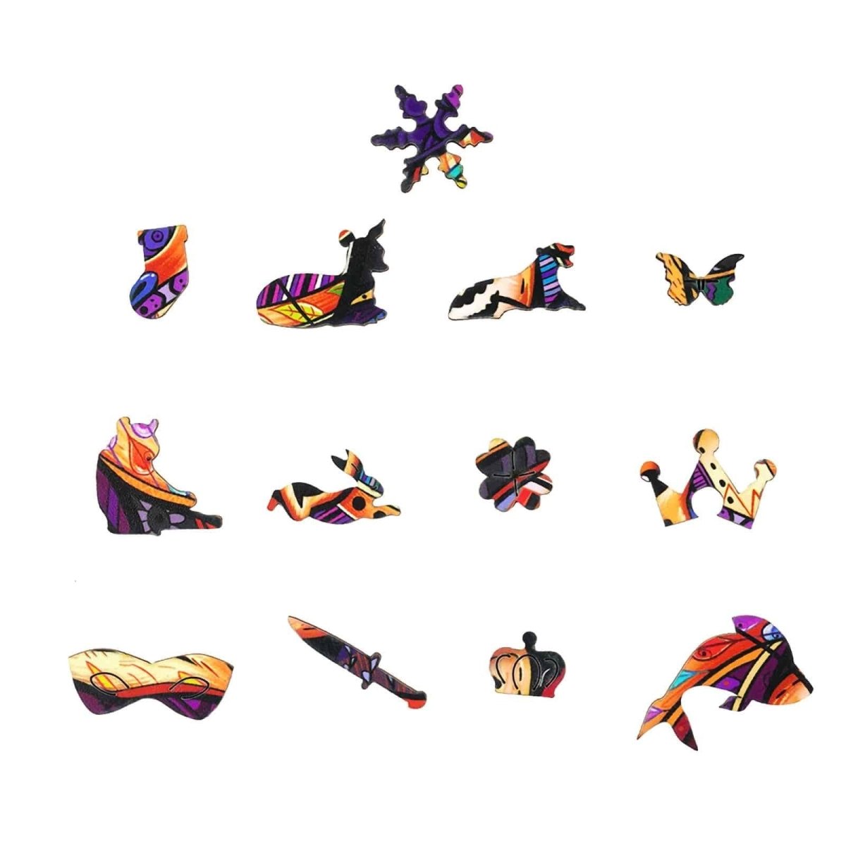 VIGILANT LEOPARD Wooden Jigsaw Puzzle - KAAYEE Puzzle