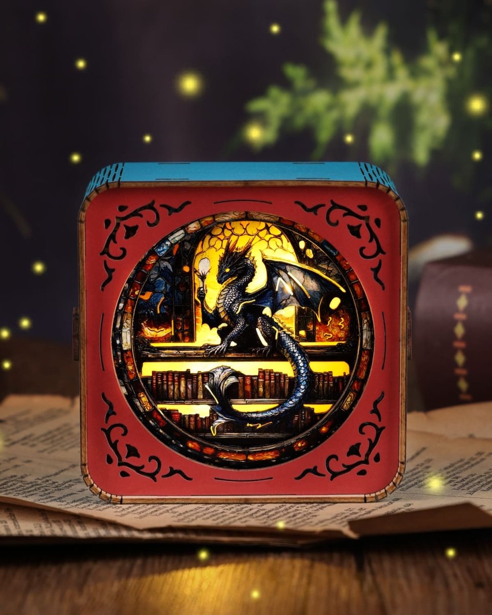 Vintage Dragon Night Light - KAAYEE Puzzle