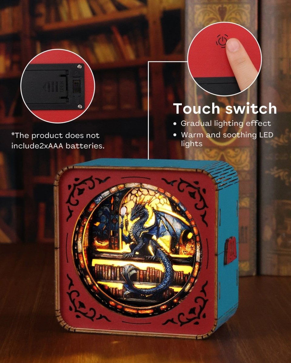 Vintage Dragon Night Light - KAAYEE Puzzle