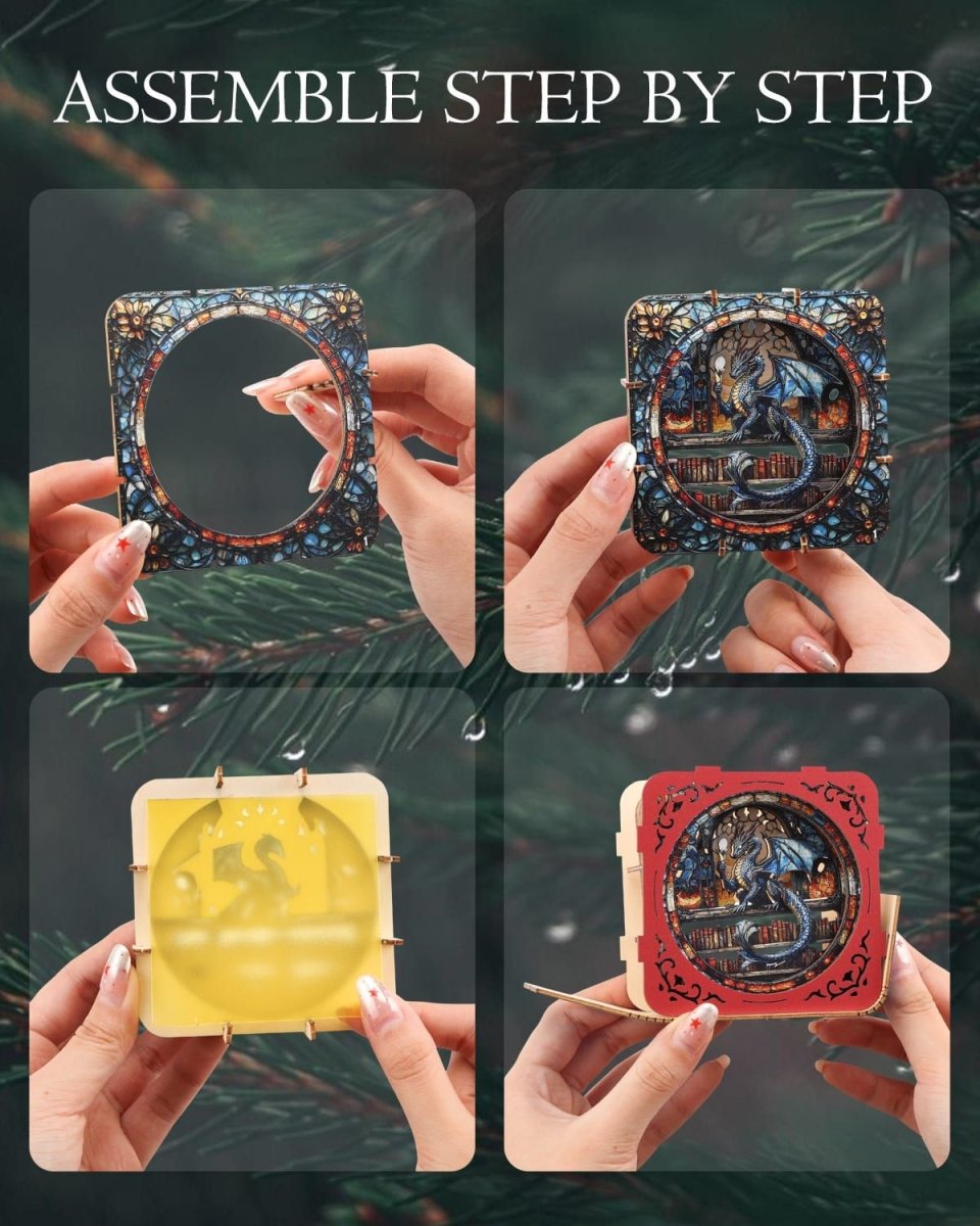 Vintage Dragon Night Light - KAAYEE Puzzle