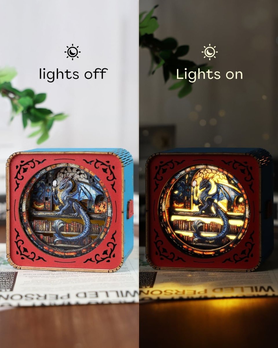 Vintage Dragon Night Light - KAAYEE Puzzle