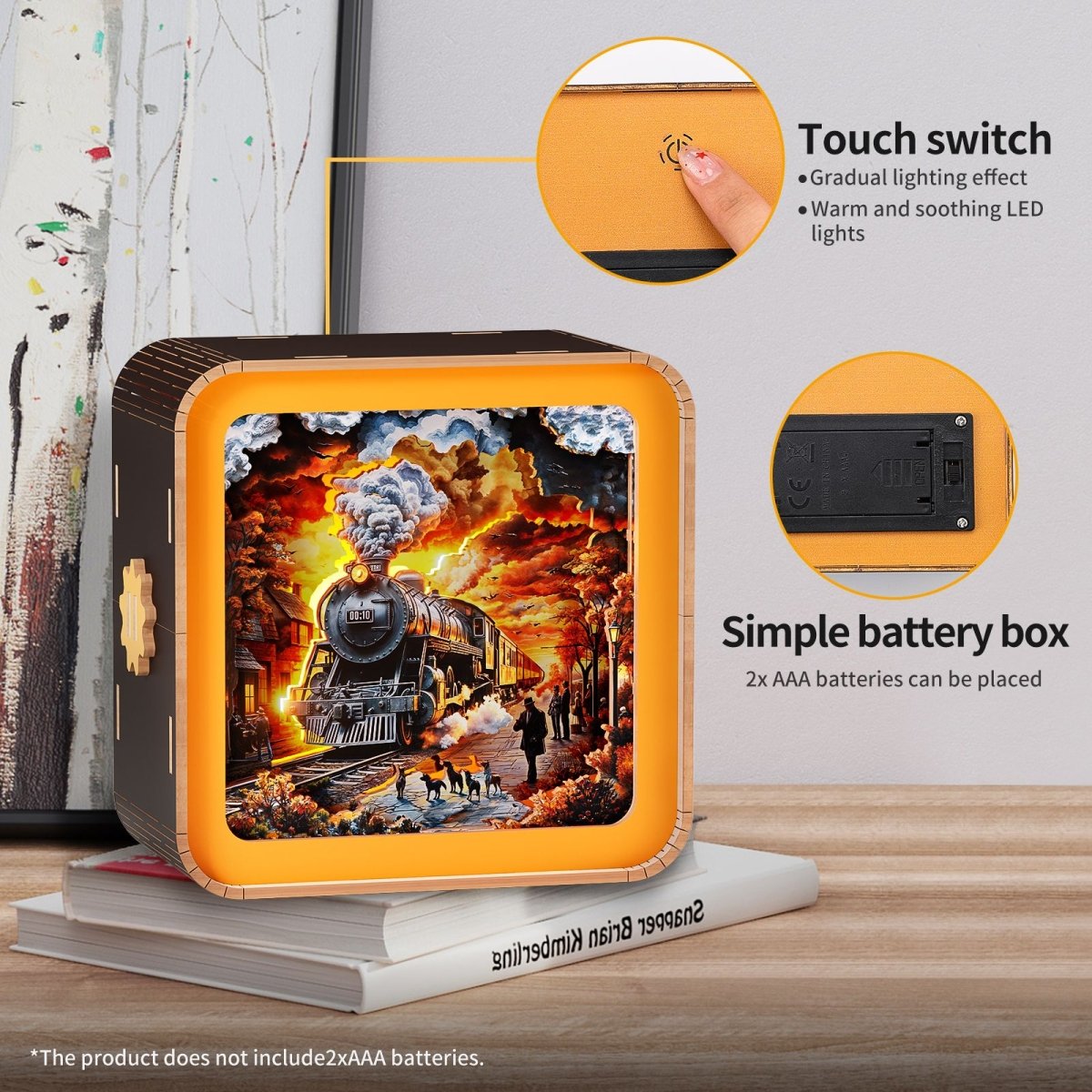 Vintage Little Train Night Light - KAAYEE Puzzle