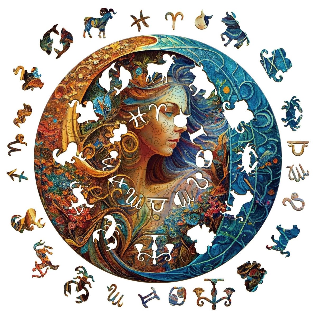 Virgo Wooden Jigsaw Puzzle - KAAYEE Puzzle