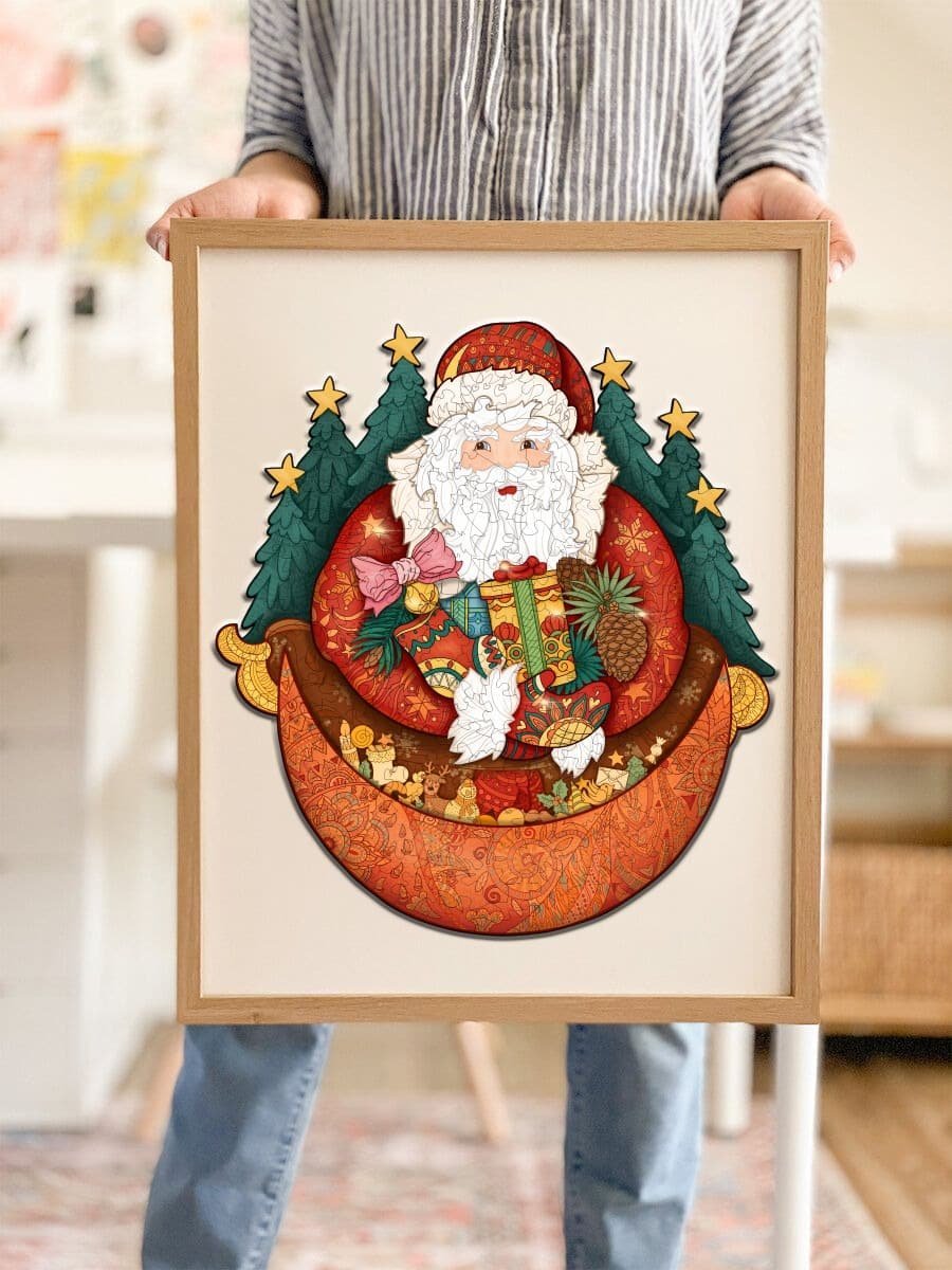 WARM CHRISTMAS Wooden Jigsaw Puzzle - KAAYEE Puzzle