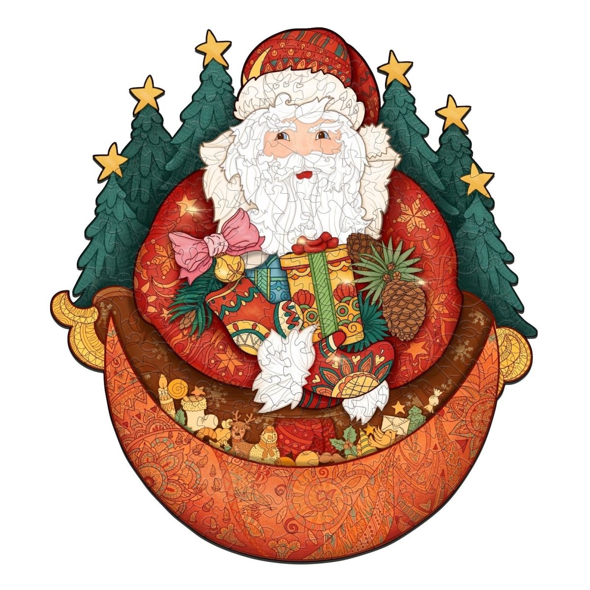 WARM CHRISTMAS Wooden Jigsaw Puzzle - KAAYEE Puzzle