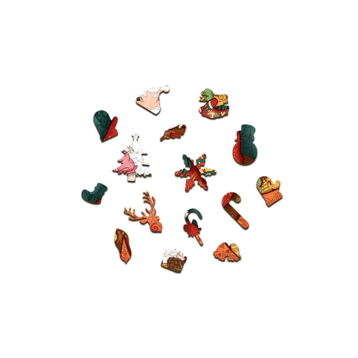 WARM CHRISTMAS Wooden Jigsaw Puzzle - KAAYEE Puzzle