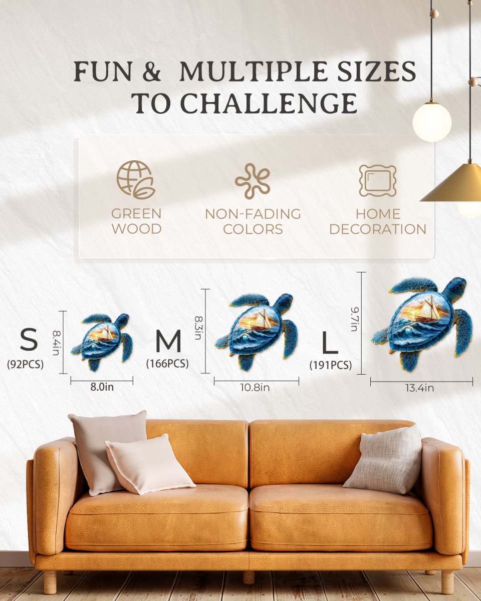 Wave Voyager Wooden Jigsaw Puzzle - KAAYEE Puzzle