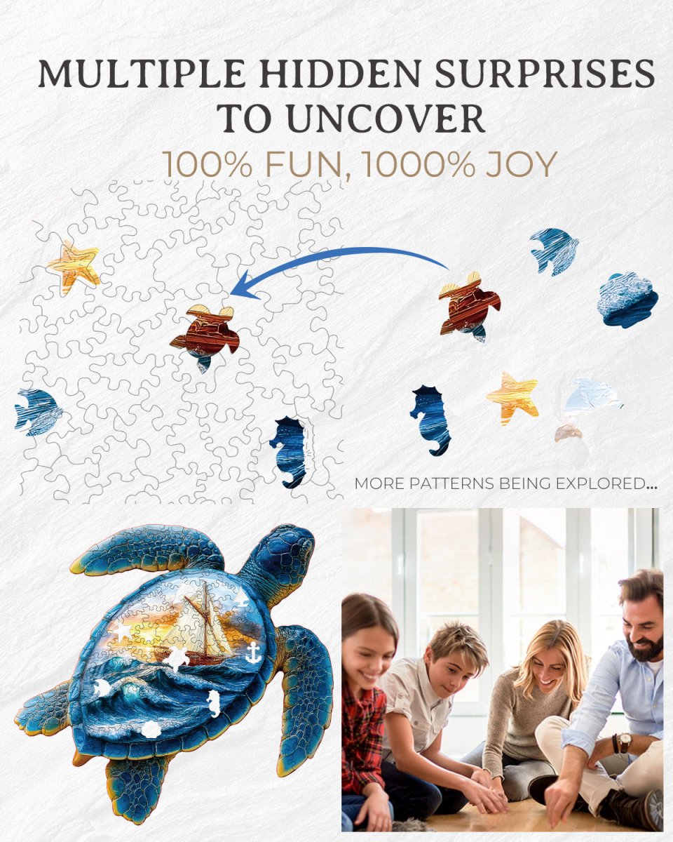 Wave Voyager Wooden Jigsaw Puzzle - KAAYEE Puzzle