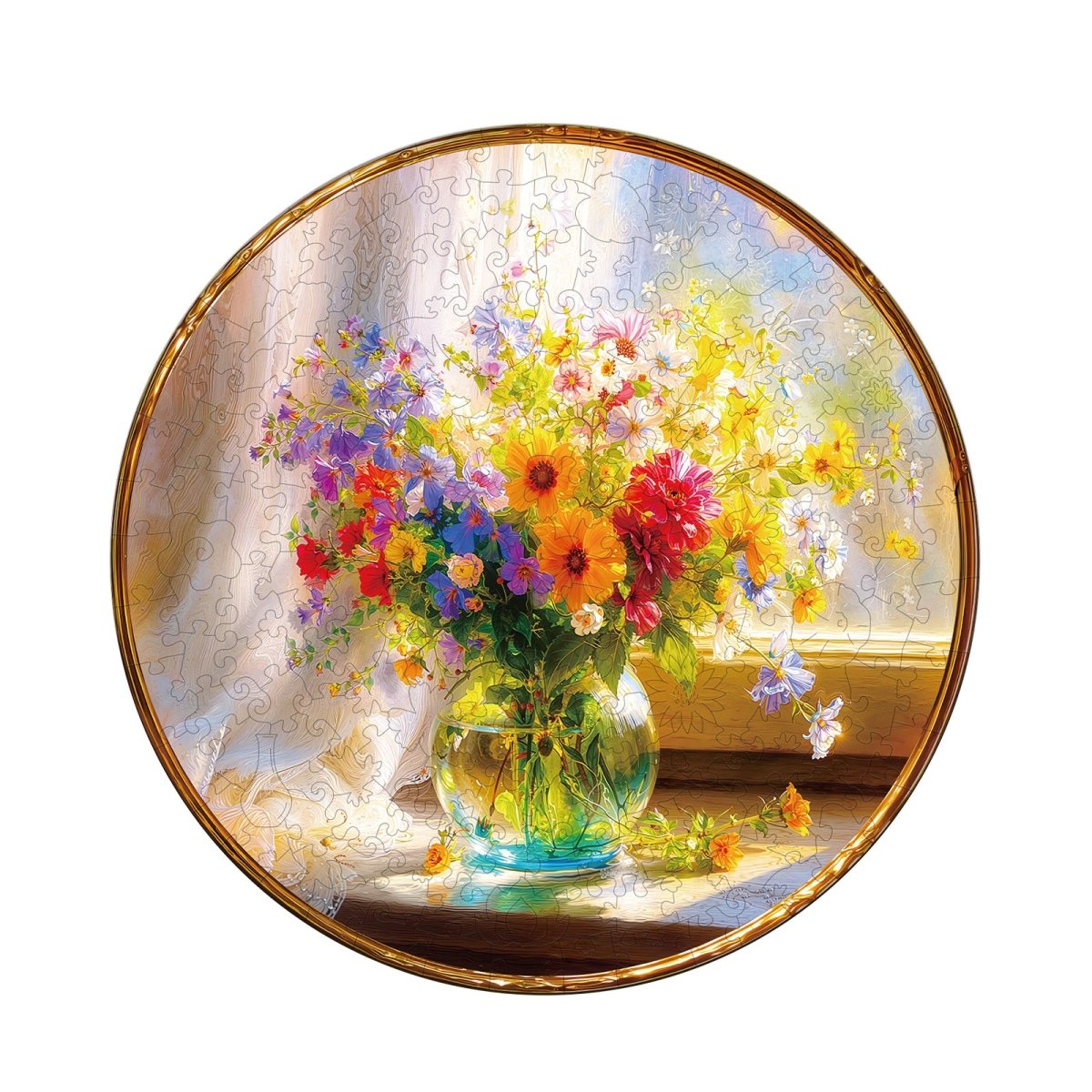 Window Garden Wooden Jigsaw Puzzle - KAAYEE Puzzle