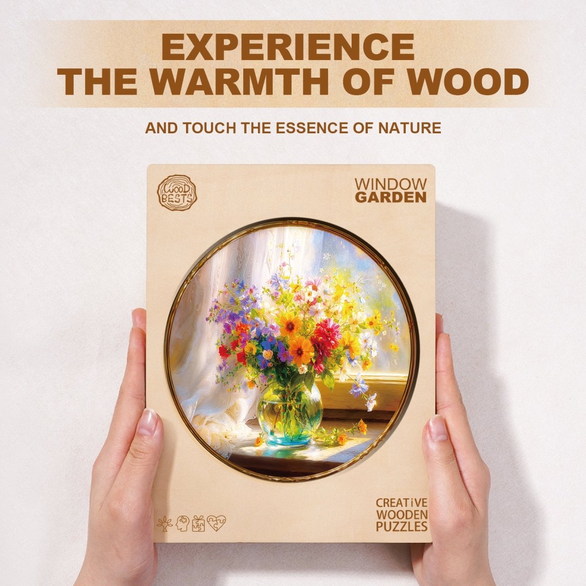 Window Garden Wooden Jigsaw Puzzle - KAAYEE Puzzle