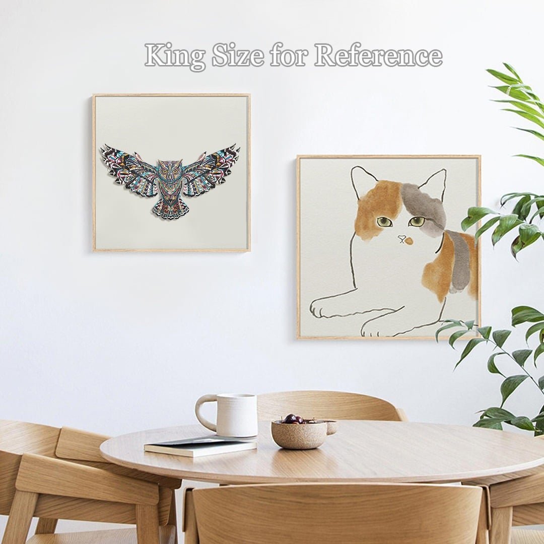 WISE OWL Wooden Jigsaw Puzzle - KAAYEE Puzzle