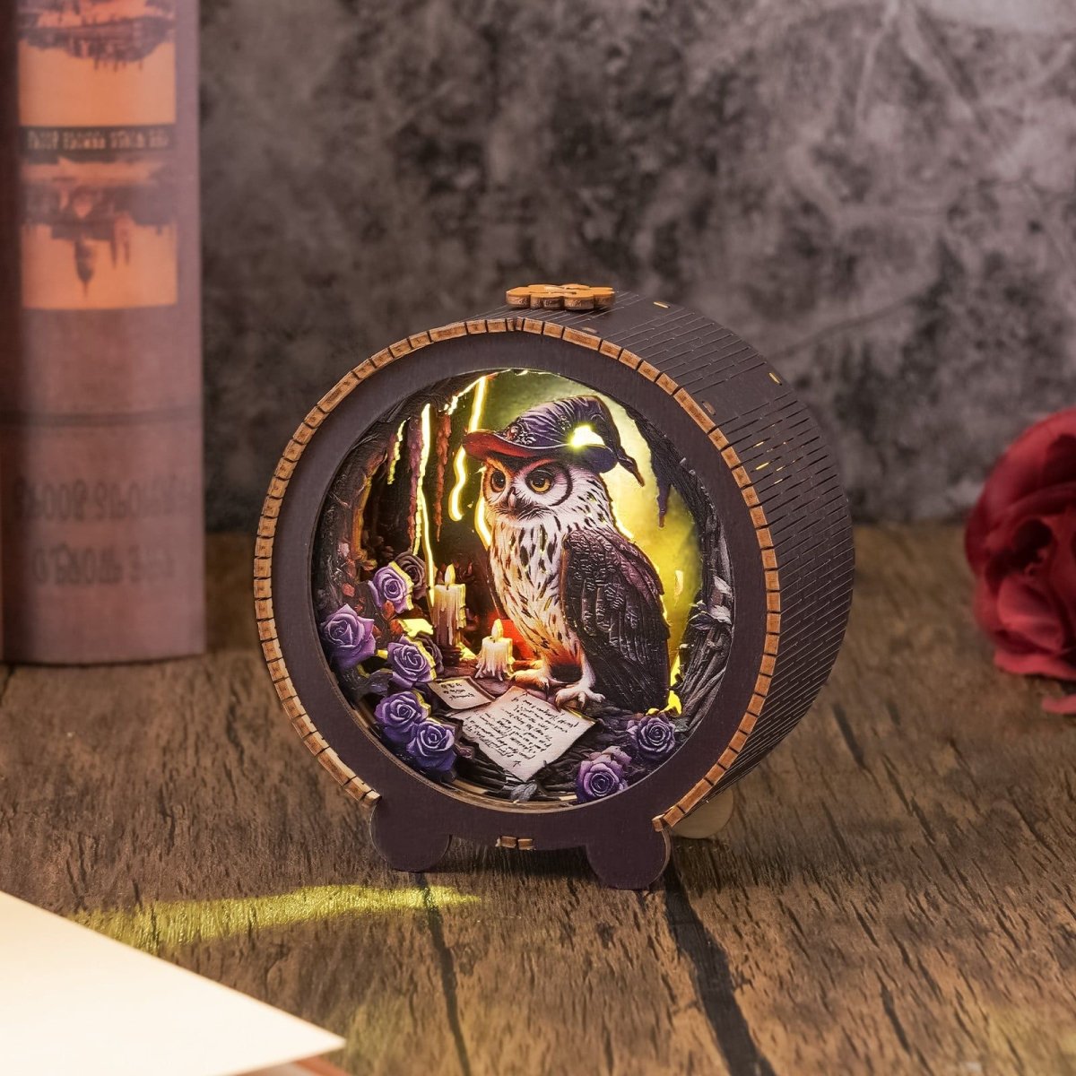 Witch Owl Night Light - KAAYEE Puzzle