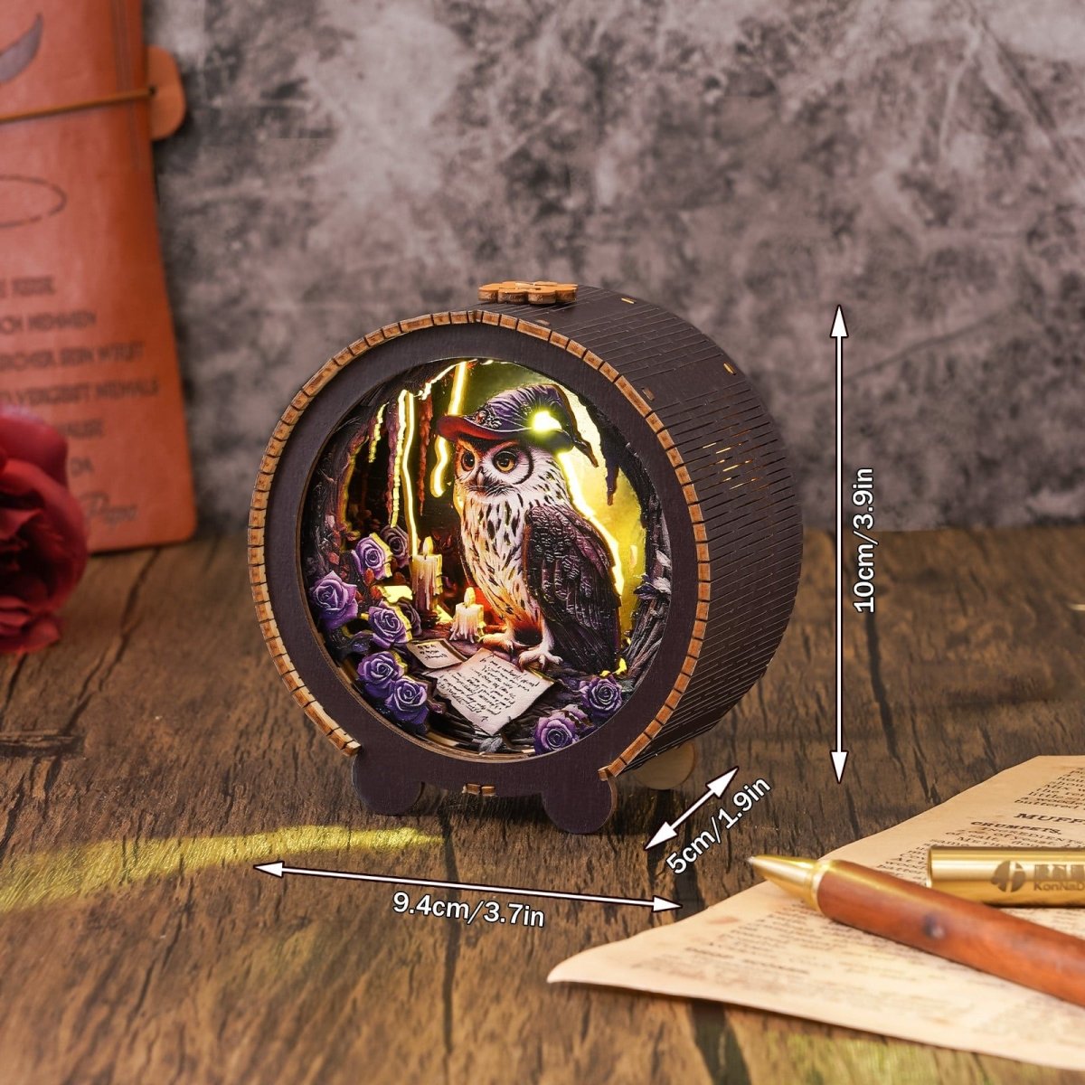 Witch Owl Night Light - KAAYEE Puzzle