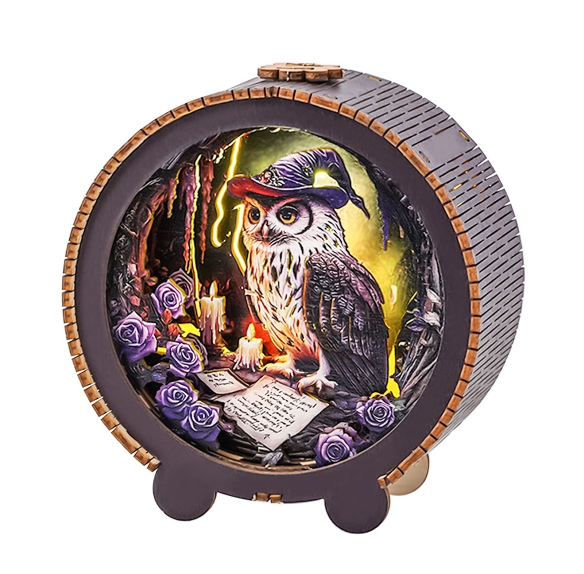 Witch Owl Night Light - KAAYEE Puzzle