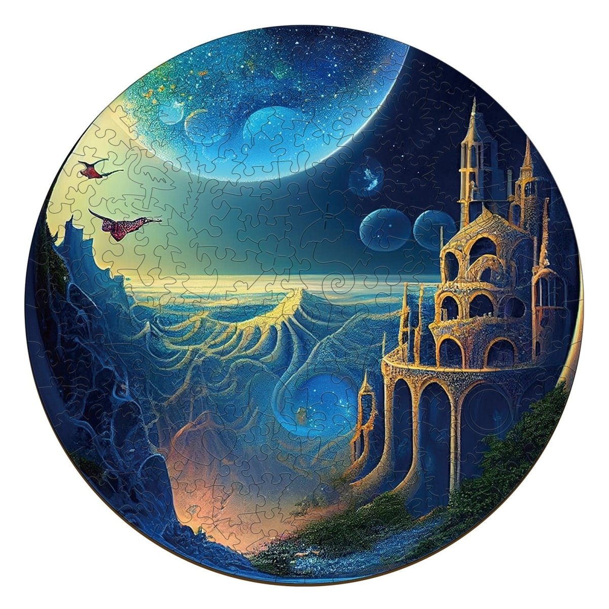 Wonderland 3 Wooden Jigsaw Puzzle - KAAYEE Puzzle