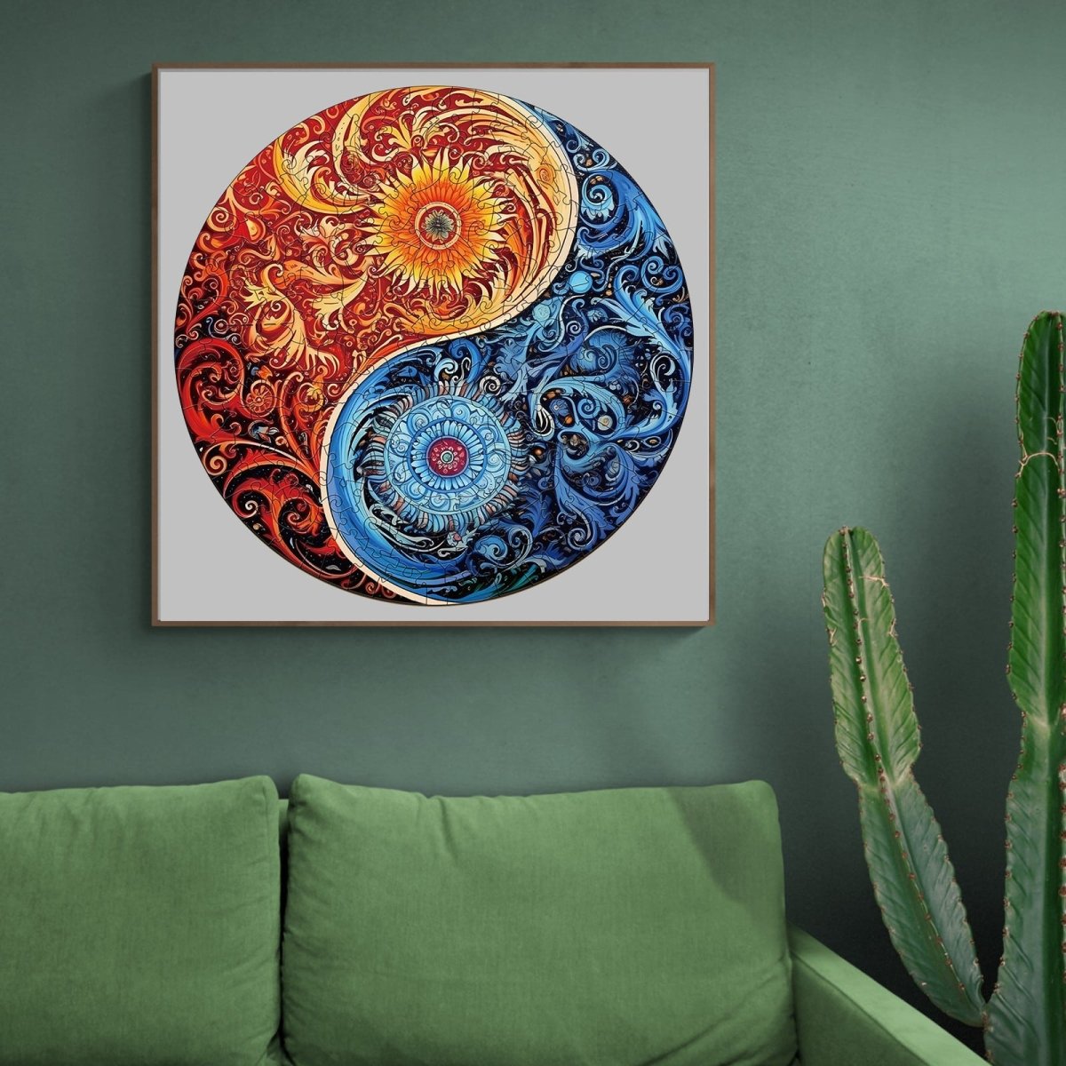 Yin Yang 2 Wooden Jigsaw Puzzle - KAAYEE Puzzle