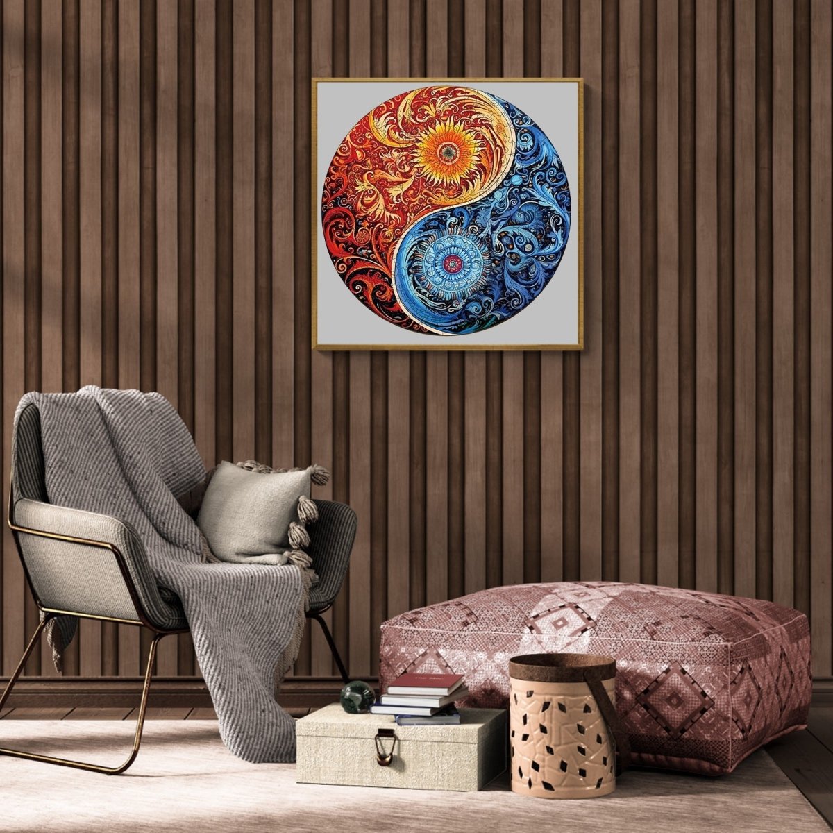 Yin Yang 2 Wooden Jigsaw Puzzle - KAAYEE Puzzle