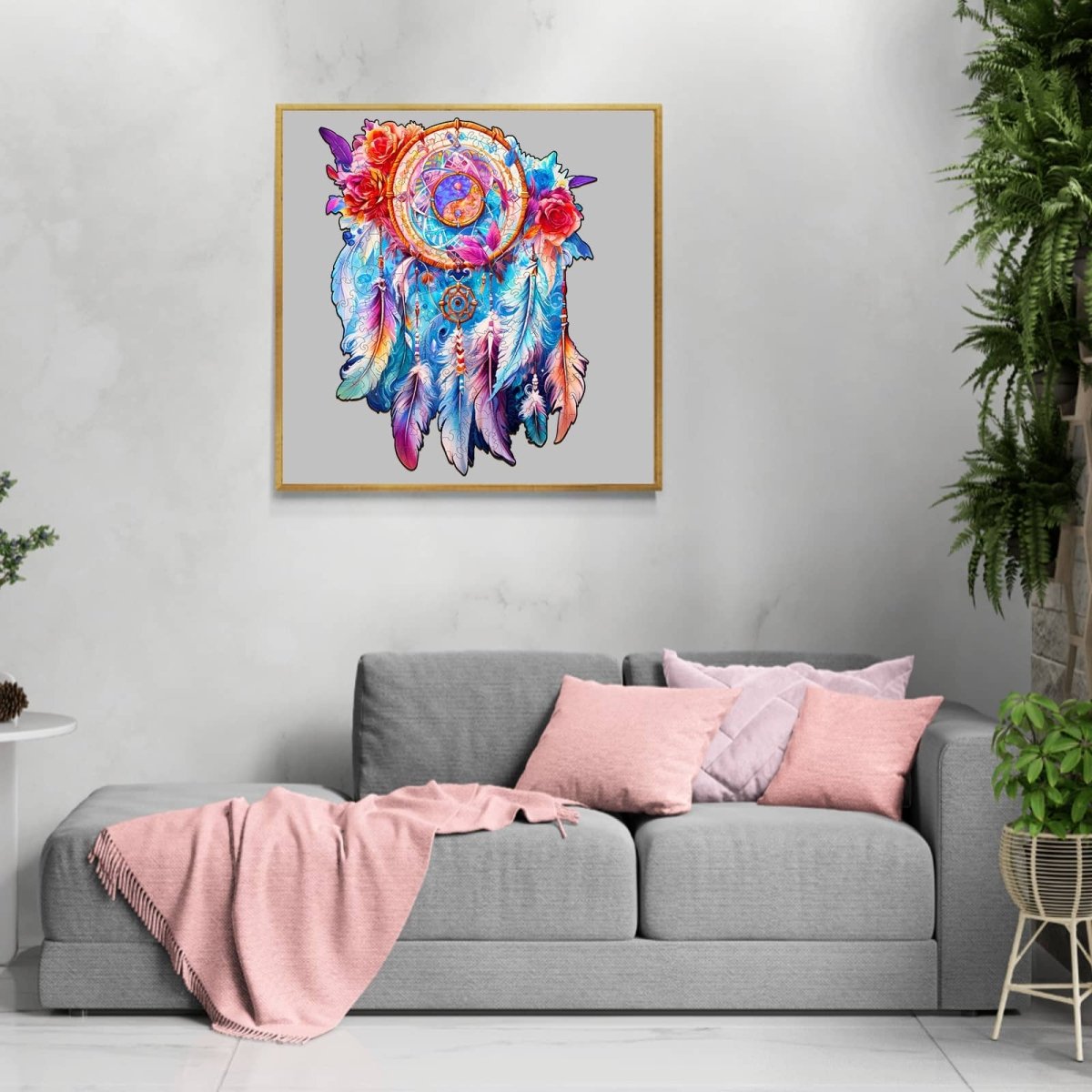 Yin Yang Dream Catcher Wooden Jigsaw Puzzle - KAAYEE Puzzle