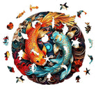 Yin Yang Fish Wooden Jigsaw Puzzle - KAAYEE Puzzle
