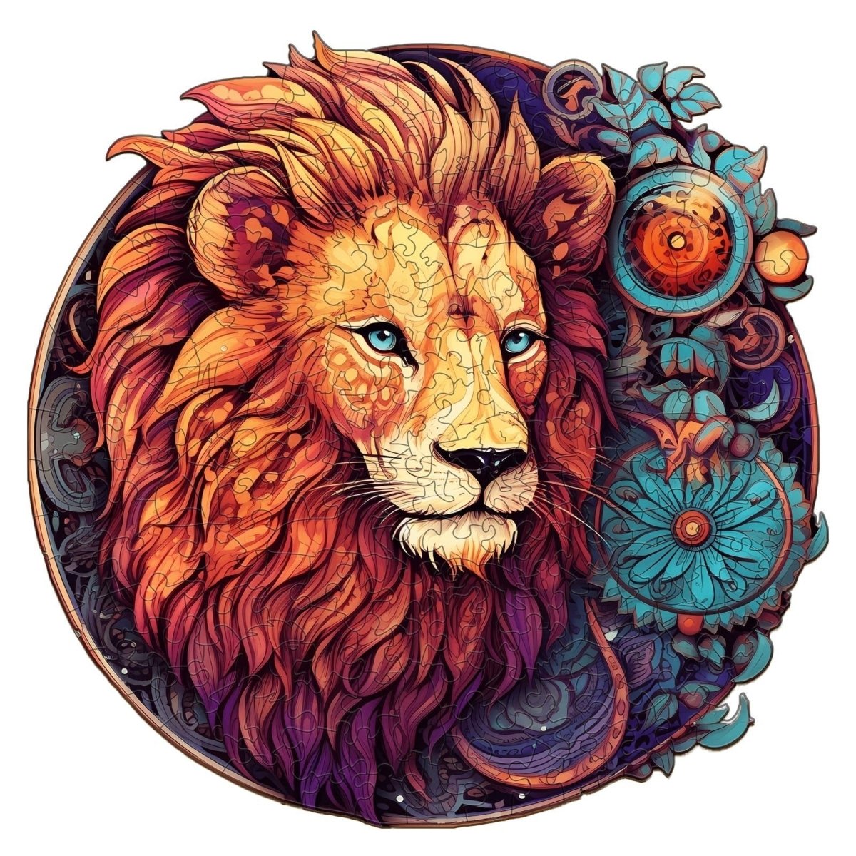 Yin Yang Lion 1 Wooden Jigsaw Puzzle - KAAYEE Puzzle