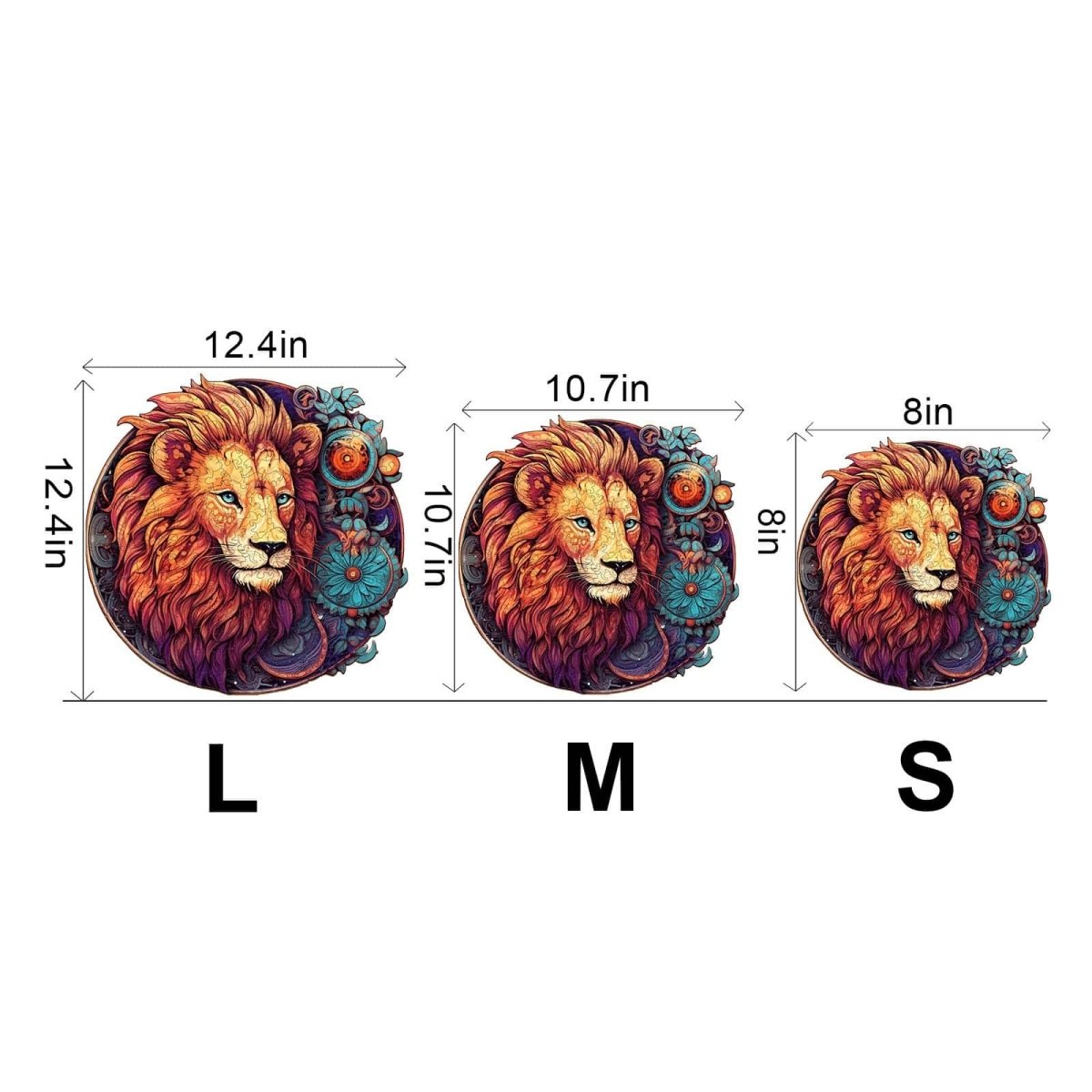 Yin Yang Lion 1 Wooden Jigsaw Puzzle - KAAYEE Puzzle