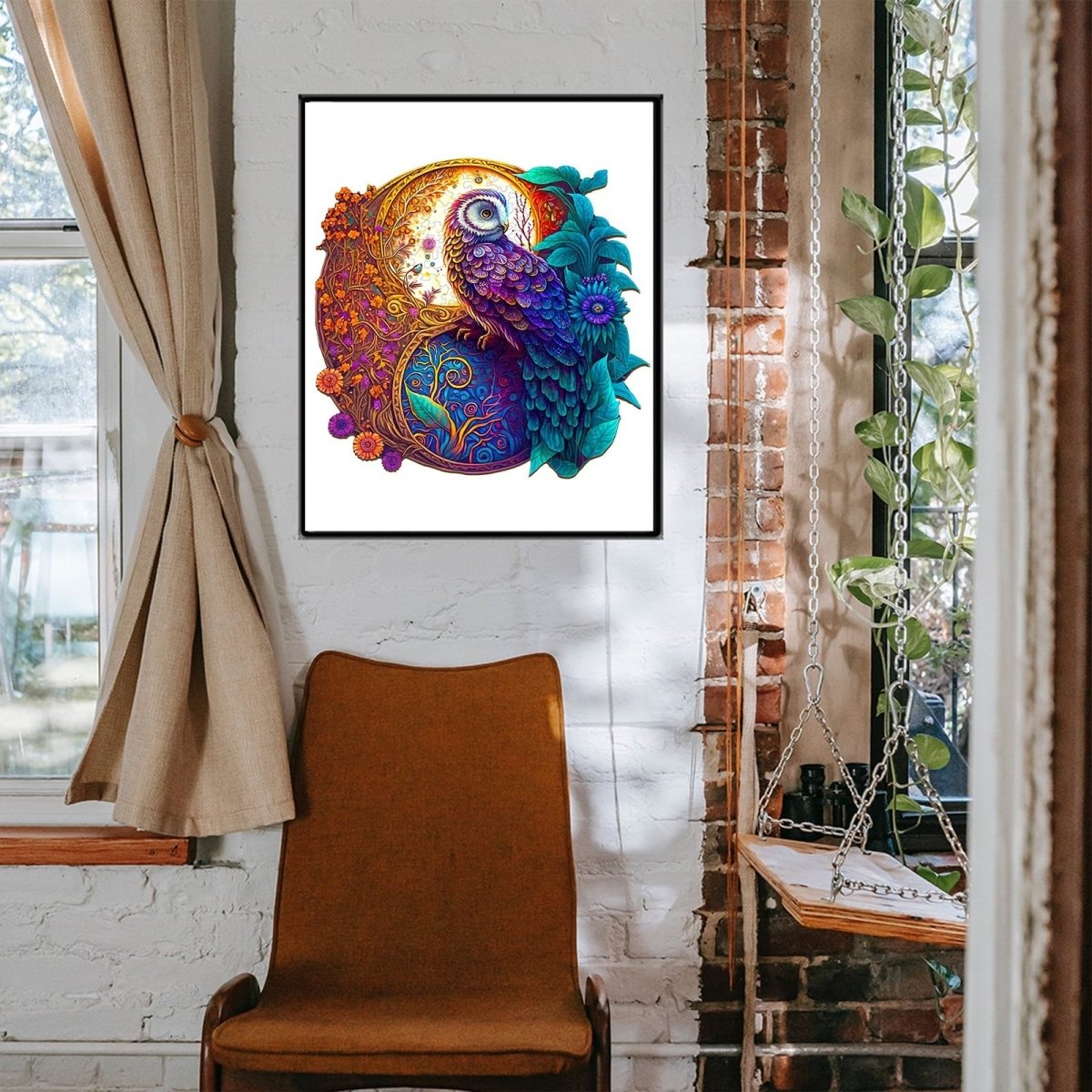 Yin Yang Owl Wooden Jigsaw Puzzle - KAAYEE Puzzle