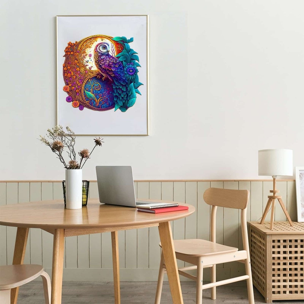 Yin Yang Owl Wooden Jigsaw Puzzle - KAAYEE Puzzle