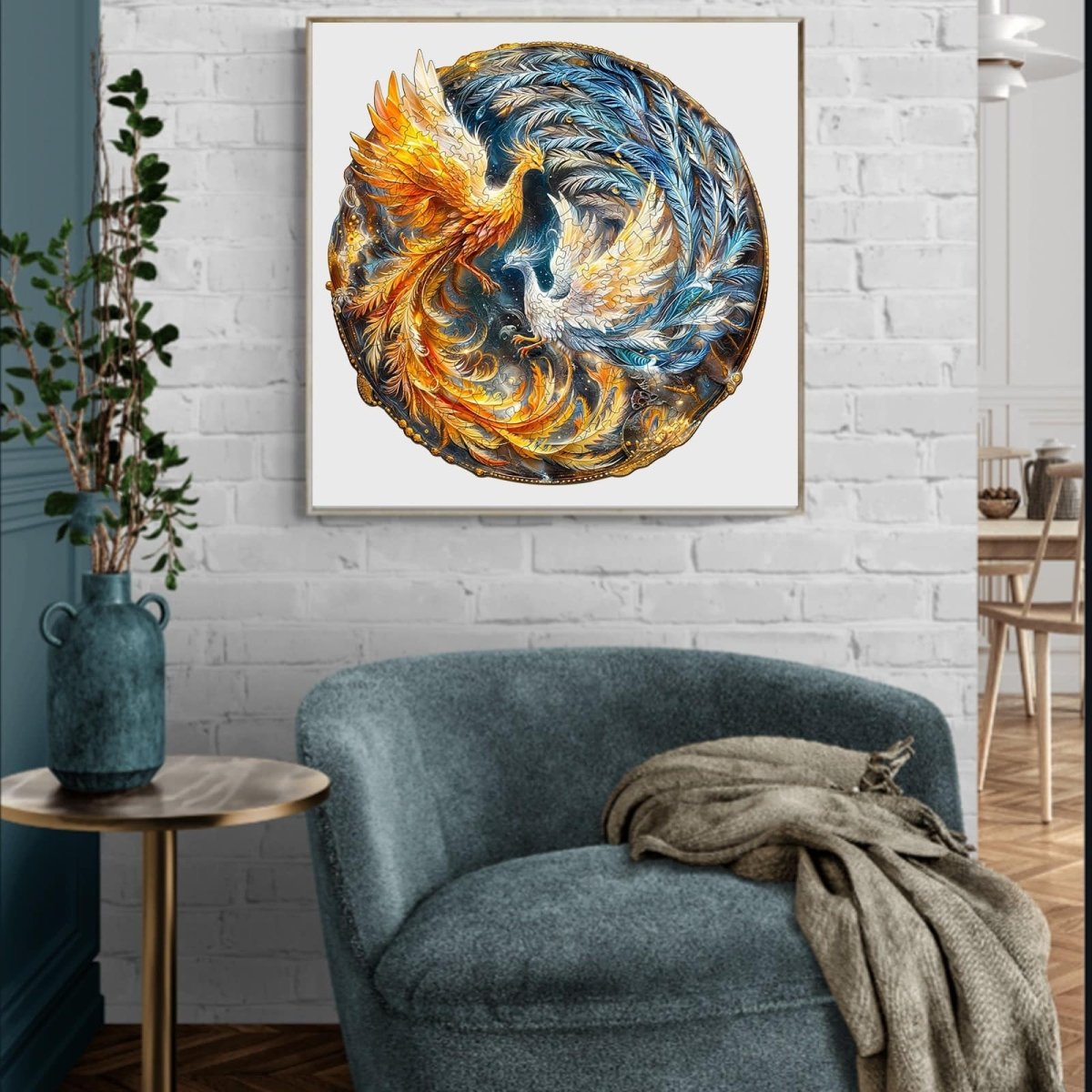 Yin Yang Phoenix 2 Wooden Jigsaw Puzzle - KAAYEE Puzzle