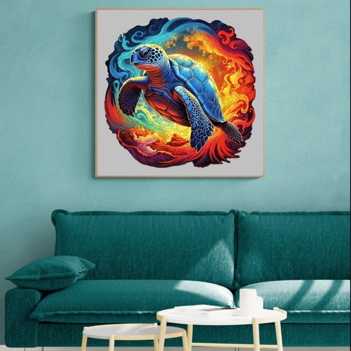 Yin Yang Turtle Wooden Jigsaw Puzzle - KAAYEE Puzzle