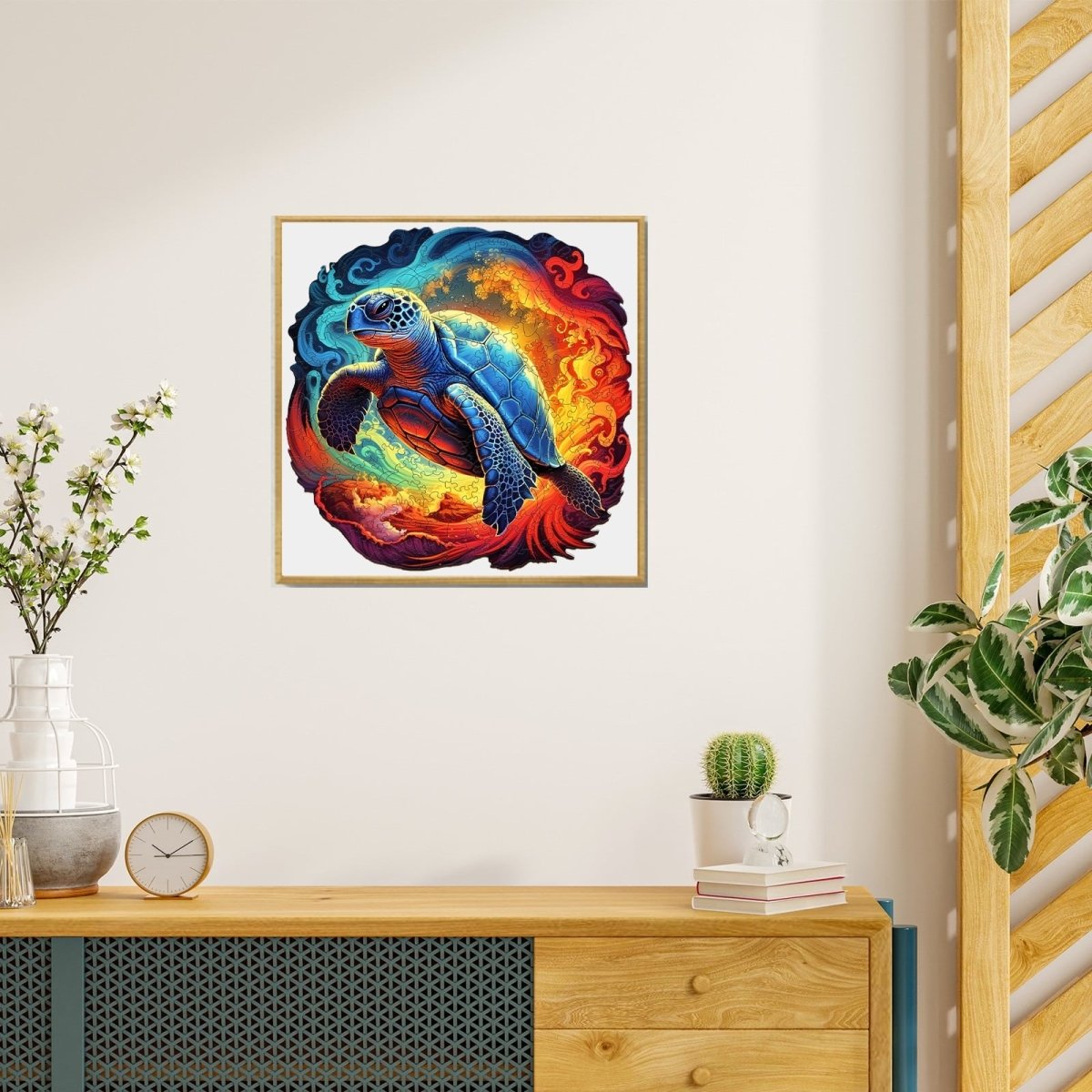 Yin Yang Turtle Wooden Jigsaw Puzzle - KAAYEE Puzzle