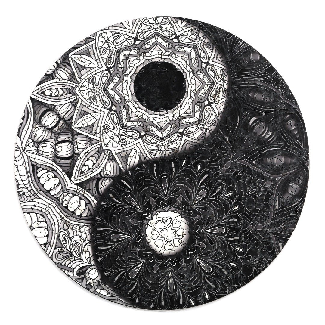 YIN YANG Wooden Jigsaw Puzzle - KAAYEE Puzzle