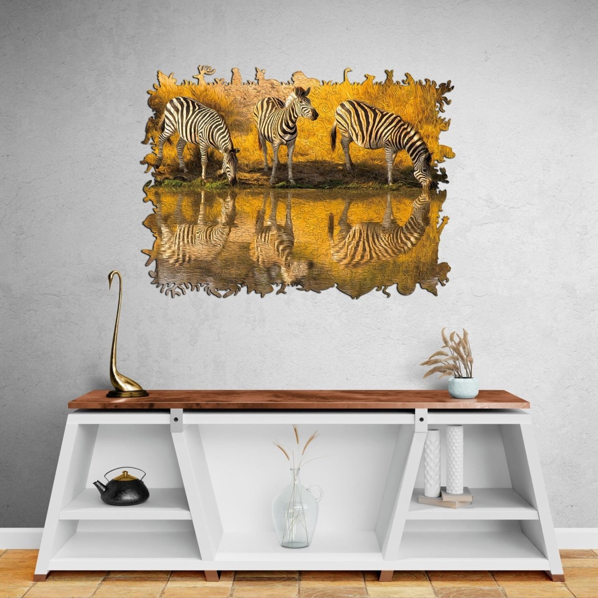 ZEBRA Wooden Jigsaw Puzzle - KAAYEE Puzzle