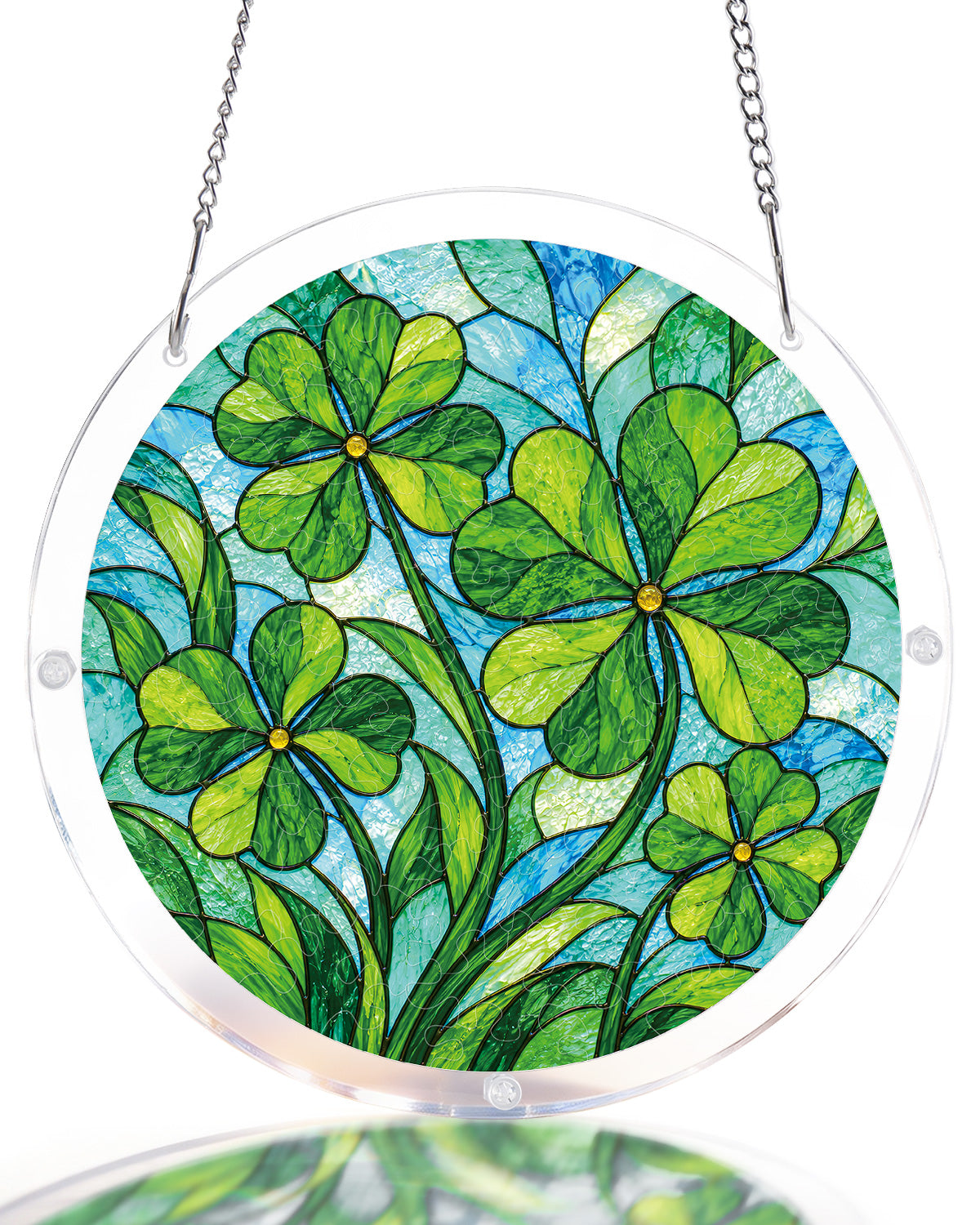 Lucky Clover Light Suncatcher-Acrylic Window Art