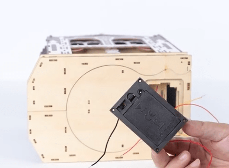 How to Connect the Light Set and Power Supply in Wooden Book Nook Kits - KAAYEE Puzzle