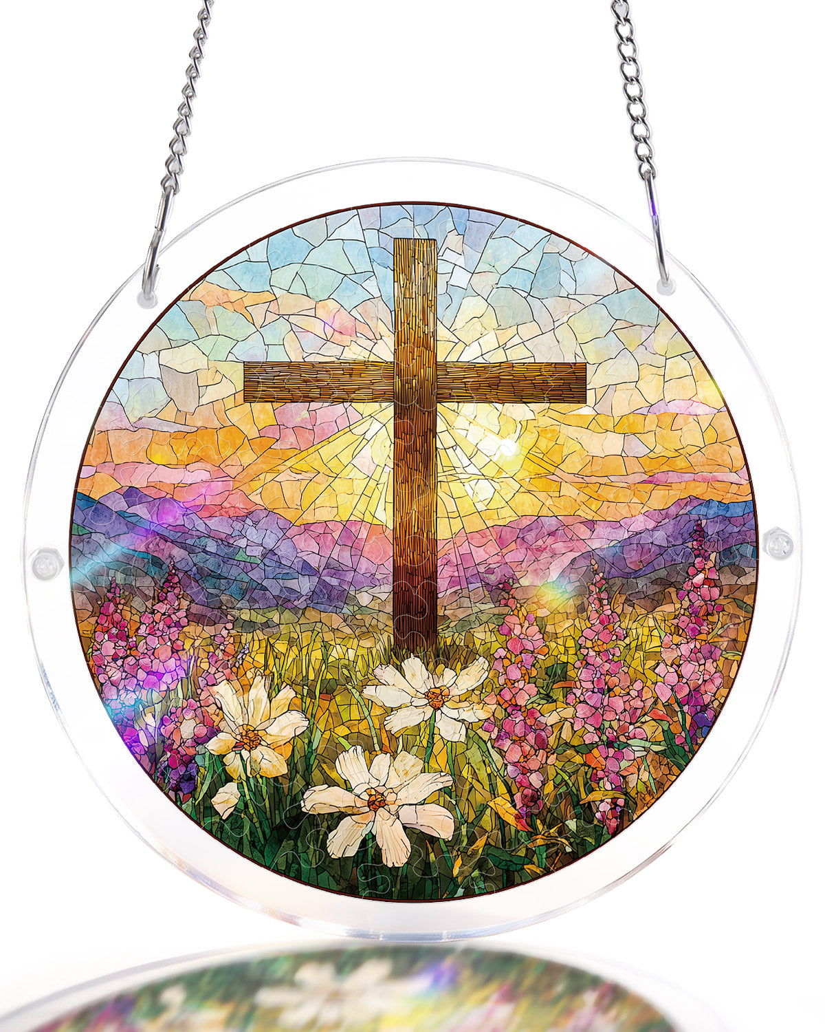 Garden of Holy Light Light Suncatcher-Acrylic Window Art – KAAYEE