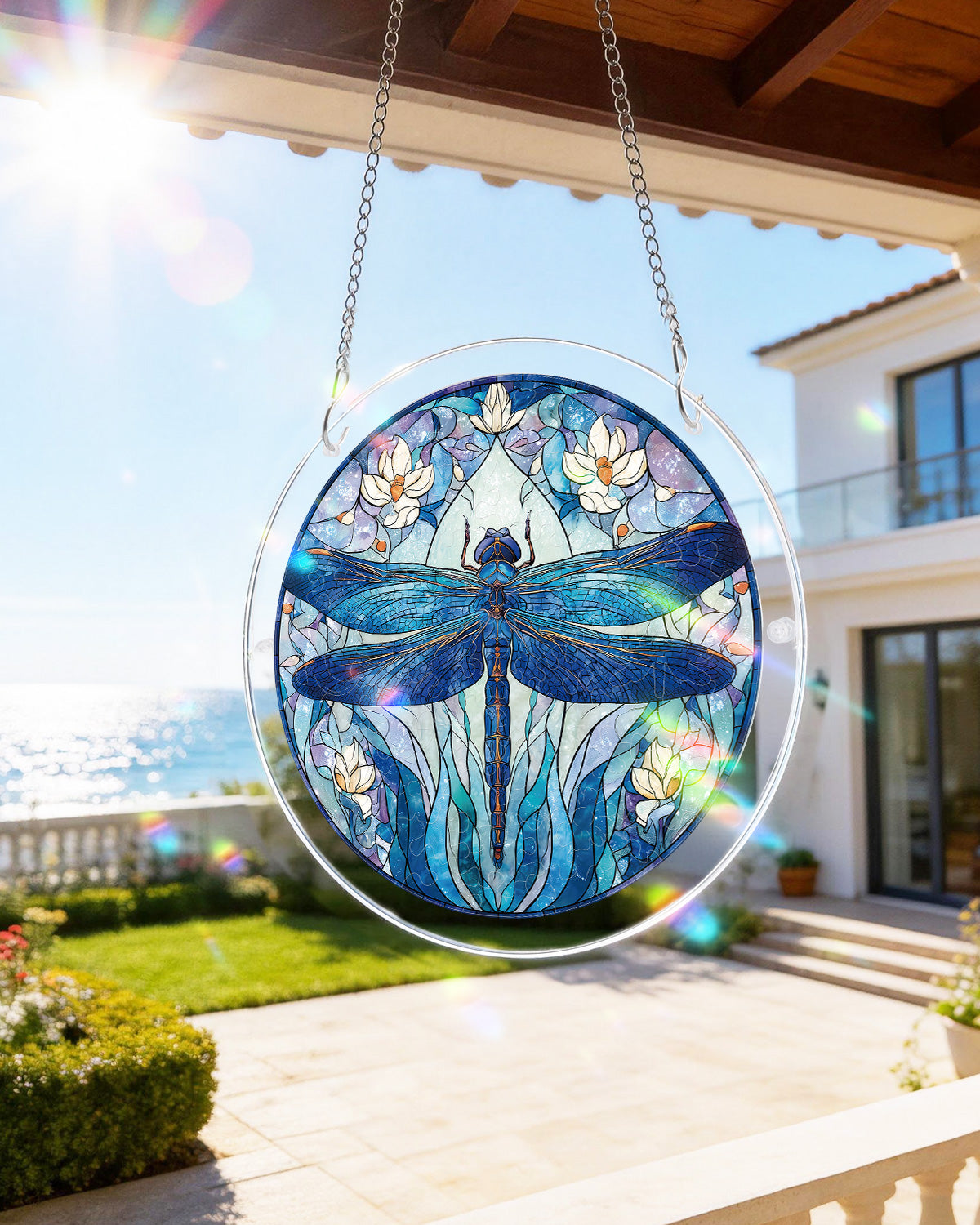 Moonlit Dragonfly Light Suncatcher-Acrylic Window Art – KAAYEE Puzzle