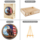 3D Bald eagle Wooden Jigsaw Puzzle - KAAYEE Puzzle