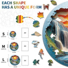 3D Beautiful Gorge Wooden Jigsaw Puzzle - KAAYEE Puzzle