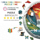 3D Canyon Waterfall Wooden Jigsaw Puzzle - KAAYEE Puzzle