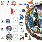 3D Christmas Town 2 Wooden Jigsaw Puzzle - KAAYEE Puzzle