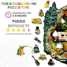 3D Comfortable Campsite Wooden Jigsaw Puzzle - KAAYEE Puzzle
