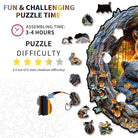 3D Hugging Bear and Cub Wooden Jigsaw Puzzle - KAAYEE Puzzle