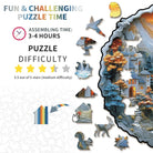 3D Mountain Stream Cottage Wooden Jigsaw Puzzle - KAAYEE Puzzle