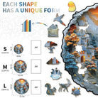 3D Mountain Stream Cottage Wooden Jigsaw Puzzle - KAAYEE Puzzle