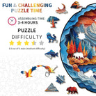 3D Mountains and Rivers Wooden Jigsaw Puzzle - KAAYEE Puzzle