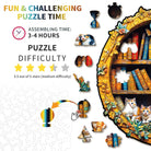 3D READERS PARADISE Wooden Jigsaw Puzzle - KAAYEE Puzzle