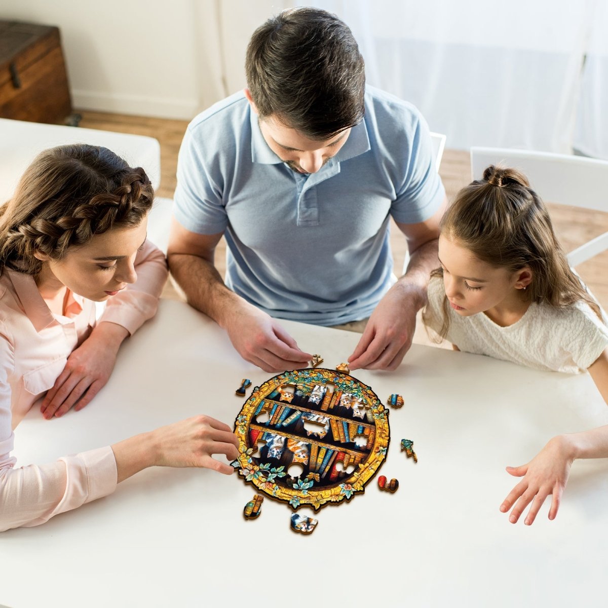 3D READERS PARADISE Wooden Jigsaw Puzzle - KAAYEE Puzzle