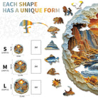3D Rivers and Mountains Wooden Jigsaw Puzzle - KAAYEE Puzzle