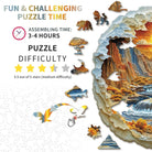 3D Rivers and Mountains Wooden Jigsaw Puzzle - KAAYEE Puzzle